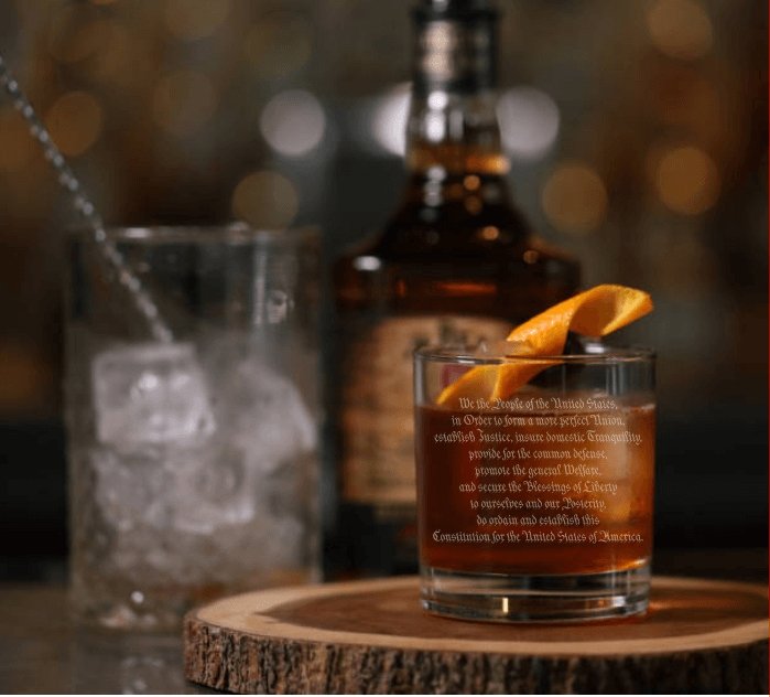 Preamble Rocks Glass Constitution Preamble Whiskey Glass – Custom Engraved Gift | Design ...