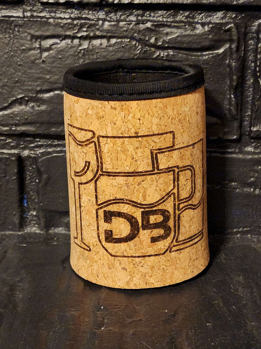 Custom Engraved Cork Can Cooler - Design Bakery TX