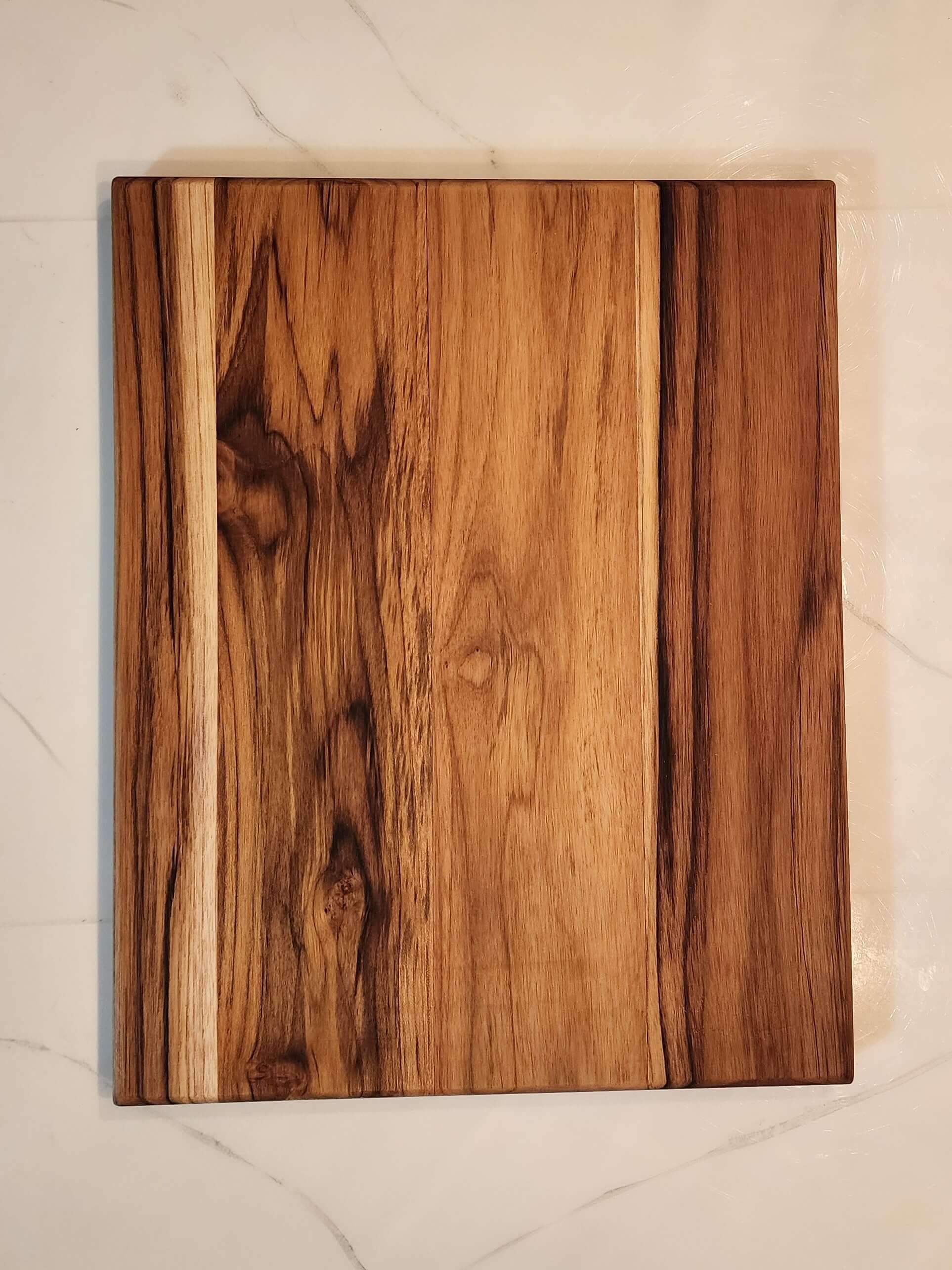 Handmade Teak Cutting Board - 15X12