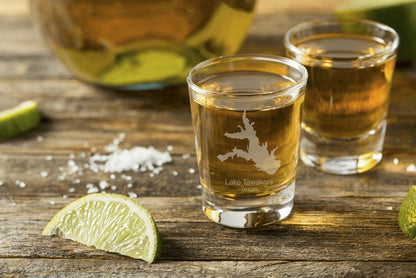 Lake Tawakoni Texas Shot Glass - Design Bakery TX
