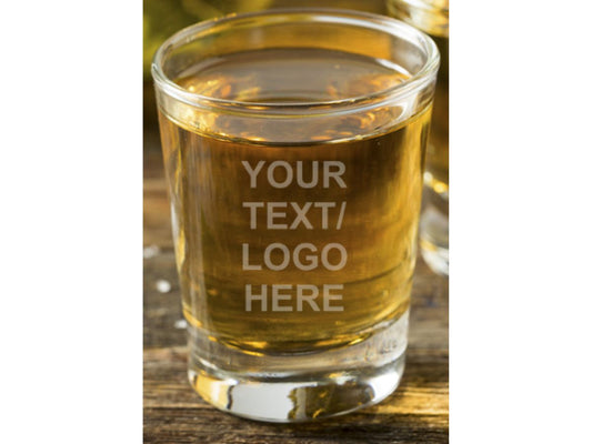 Personalized Shot Glass with Your Text or Logo - Design Bakery TX