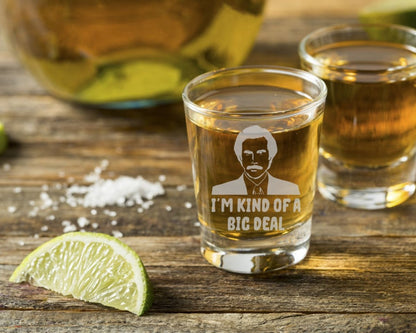 Ron Burgundy "I'm Kind Of A Big Deal" Shot Glass - Design Bakery TX