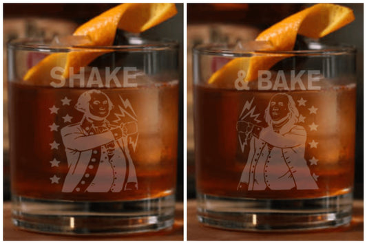 Shake & Bake Founding Fathers Shot Whiskey Set - Design Bakery TX