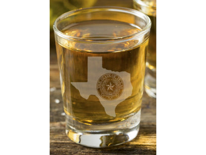 Texas Seal Shot Glass - Design Bakery TX