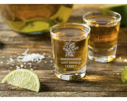 Unicorse - Bluey Shot Glass - Design Bakery TX