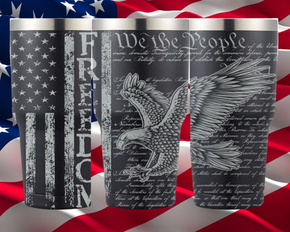 We The People Freedom Tumbler - Design Bakery TX